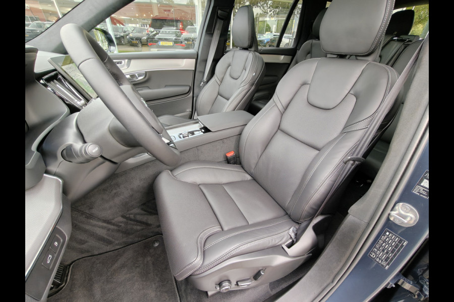 Volvo XC90 T8 405PK AWD Ultra Black Edition Plug-in hybrid | BLIS | Luchtvering | Trekhaak | B&W | Elektr. Stoelen | ACC | HUD | Pano |