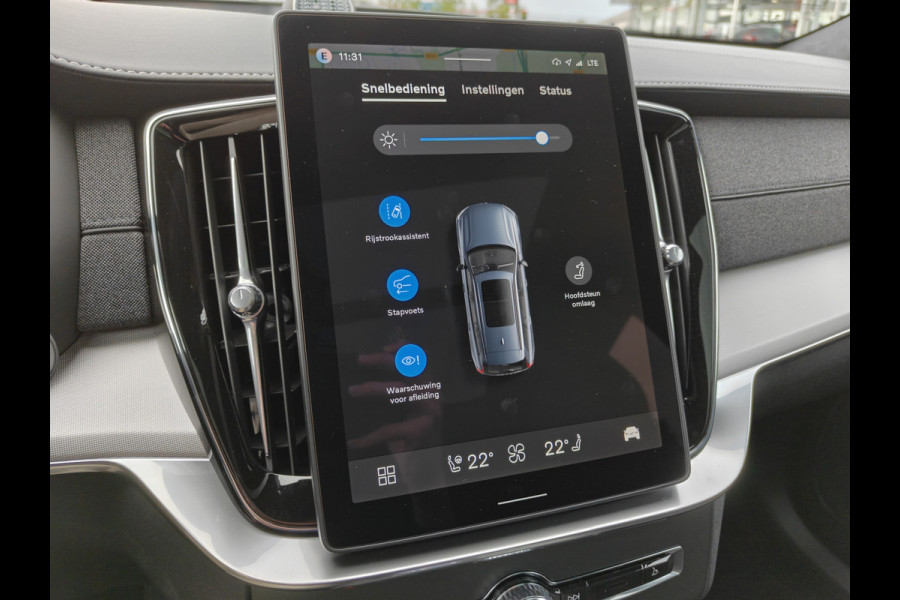 Volvo XC90 T8 405PK AWD Ultra Black Edition Plug-in hybrid | BLIS | Luchtvering | Trekhaak | B&W | Elektr. Stoelen | ACC | HUD | Pano |