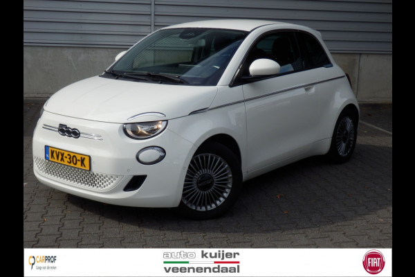 Fiat 500E 42 kWh Icon 42 kWh | SOH 96 % I Camera | Chroompakket | Park. sens. v+a I