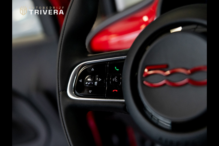 Fiat 500E RED 24 kWh l SoH 93% l CAMERA l 1ste eigenaar l CARPLAY l LMV l BTW auto l Zeer lage km's l als nieuw