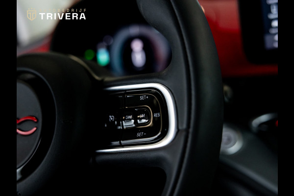 Fiat 500E RED 24 kWh l SoH 93% l CAMERA l 1ste eigenaar l CARPLAY l LMV l BTW auto l Zeer lage km's l als nieuw