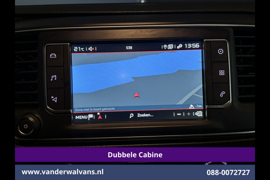 Citroën Jumpy 2.0 BlueHDI 123pk L3H1 Dubbele Cabine Euro6 Airco | 6-Zits | 2x Zijdeur | Camera | Navigatie | Apple Carplay Android Auto, Cruisecontrol, Parkeersensoren, 2500kg Trekhaak