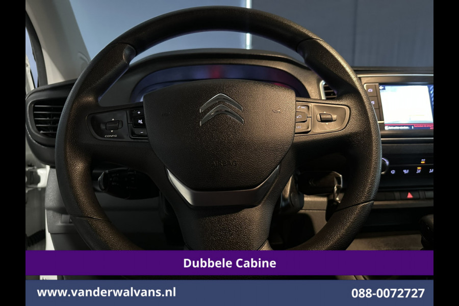 Citroën Jumpy 2.0 BlueHDI 123pk L3H1 Dubbele Cabine Euro6 Airco | 6-Zits | 2x Zijdeur | Camera | Navigatie | Apple Carplay Android Auto, Cruisecontrol, Parkeersensoren, 2500kg Trekhaak