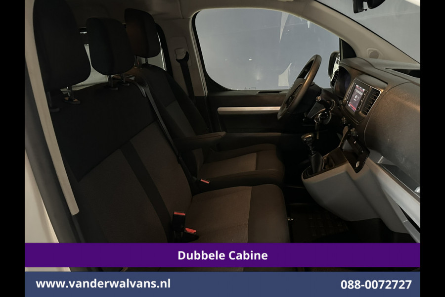 Citroën Jumpy 2.0 BlueHDI 123pk L3H1 Dubbele Cabine Euro6 Airco | 6-Zits | 2x Zijdeur | Camera | Navigatie | Apple Carplay Android Auto, Cruisecontrol, Parkeersensoren, 2500kg Trekhaak