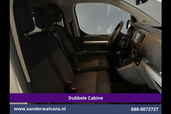 Citroën Jumpy 2.0 BlueHDI 123pk L3H1 Dubbele Cabine Euro6 Airco | 6-Zits | 2x Zijdeur | Camera | Navigatie | Apple Carplay Android Auto, Cruisecontrol, Parkeersensoren, 2500kg Trekhaak