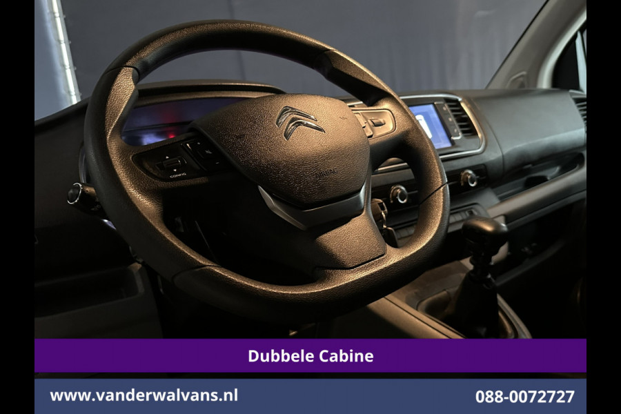 Citroën Jumpy 2.0 BlueHDI 123pk L3H1 Dubbele Cabine Euro6 Airco | 6-Zits | 2x Zijdeur | Camera | Navigatie | Apple Carplay Android Auto, Cruisecontrol, Parkeersensoren, 2500kg Trekhaak