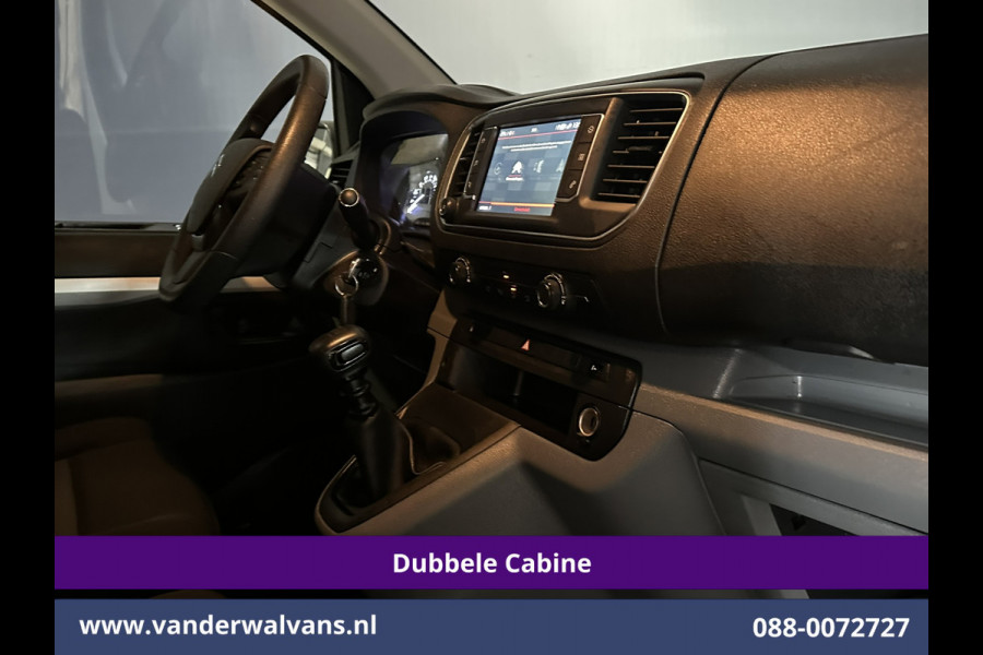 Citroën Jumpy 2.0 BlueHDI 123pk L3H1 Dubbele Cabine Euro6 Airco | 6-Zits | 2x Zijdeur | Camera | Navigatie | Apple Carplay Android Auto, Cruisecontrol, Parkeersensoren, 2500kg Trekhaak