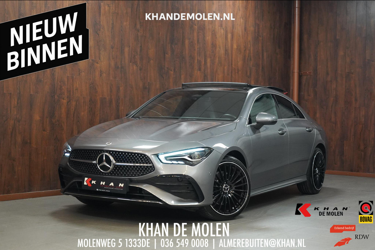 Mercedes-Benz CLA-Klasse 250 e AMG Line Pano|Burmester|Dealer onderh|Sfeerverlichting|19 inch