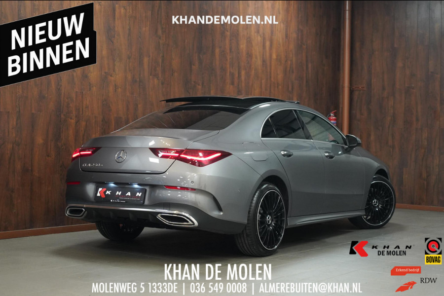 Mercedes-Benz CLA-Klasse 250 e AMG Line Pano|Burmester|Dealer onderh|Sfeerverlichting|19 inch