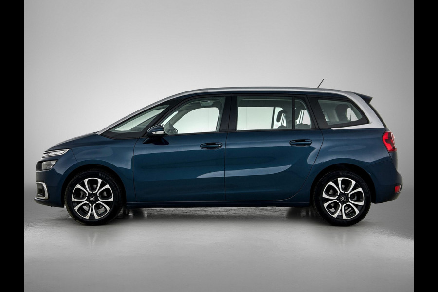 Citroën Grand C4 SpaceTourer 7Pers. 1.2 131PK Automaat Business (Distributie bij155Dkm vv. )  Navigatie / Cruise ctr. / Trekhaak / Airco-climate / Apple Carplay / Apk nieuw