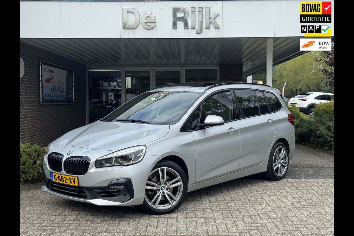 BMW 2 Serie Gran Tourer 218i 7p. High Executive | Pano, Leder, Navi, Camera, Stoelverw., Cruise, Climate | Dealeronderhouden |