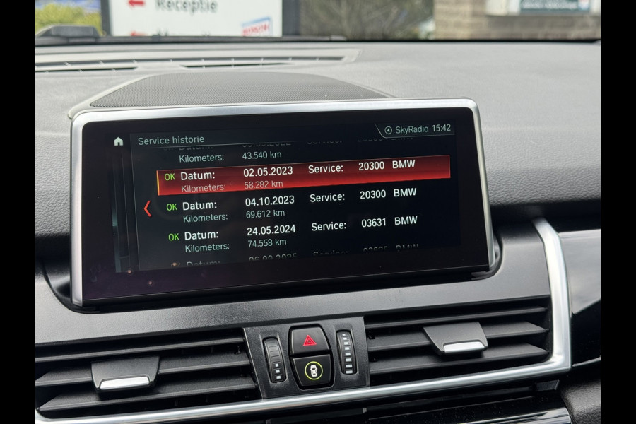 BMW 2 Serie Gran Tourer 218i 7p. High Executive | Pano, Leder, Navi, Camera, Stoelverw., Cruise, Climate | Dealeronderhouden |