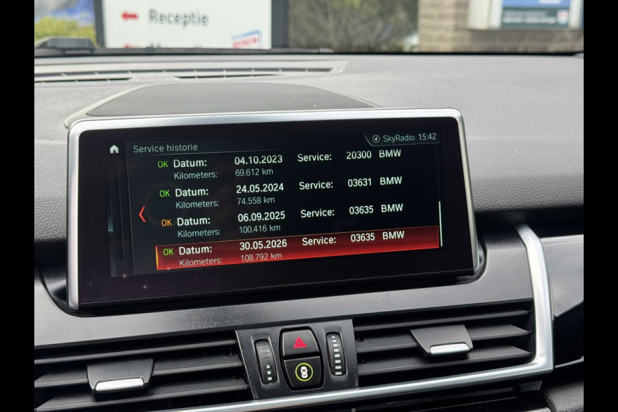 BMW 2 Serie Gran Tourer 218i 7p. High Executive | Pano, Leder, Navi, Camera, Stoelverw., Cruise, Climate | Dealeronderhouden |