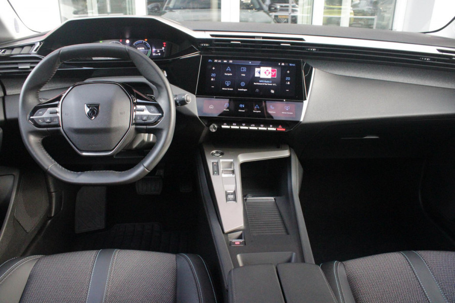 Peugeot 308 1.6 Plug-in Hybrid 180PK ALLURE | ACHTERUITRIJ CAMERA | NAVIGATIE | DRAADLOZE APPLE CARPLAY/ANDROID AUTO | DAB+ RADIO | ADAPTIVE CRUISE CONTROL | 17" LICHTMETALEN VELGEN | CLIMATE CONTROL |