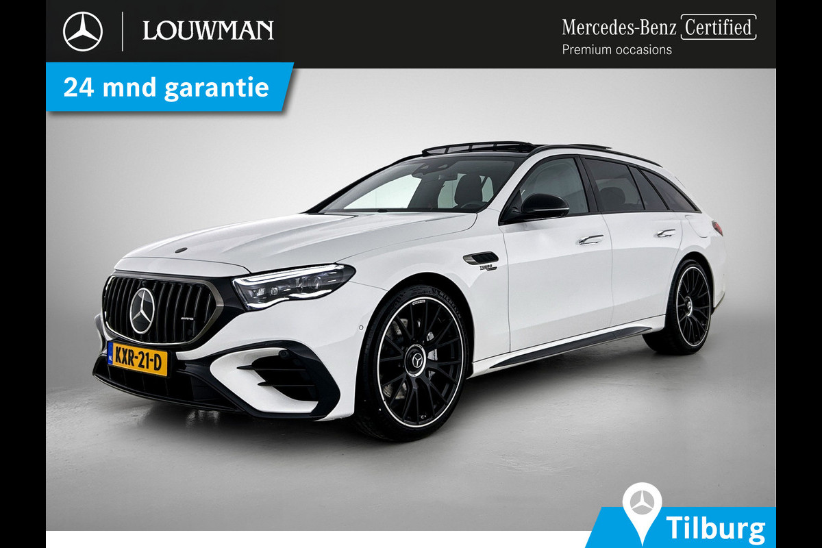 Mercedes-Benz E-Klasse Estate Mercedes-AMG 53 4MATIC+ Premium Plus | MBUX Superscreen | Trekhaak | Panorama Schuif-Kanteldak | AMG Night Pakket. Inclusief 24 maanden MB Certified garantie voor Europa.