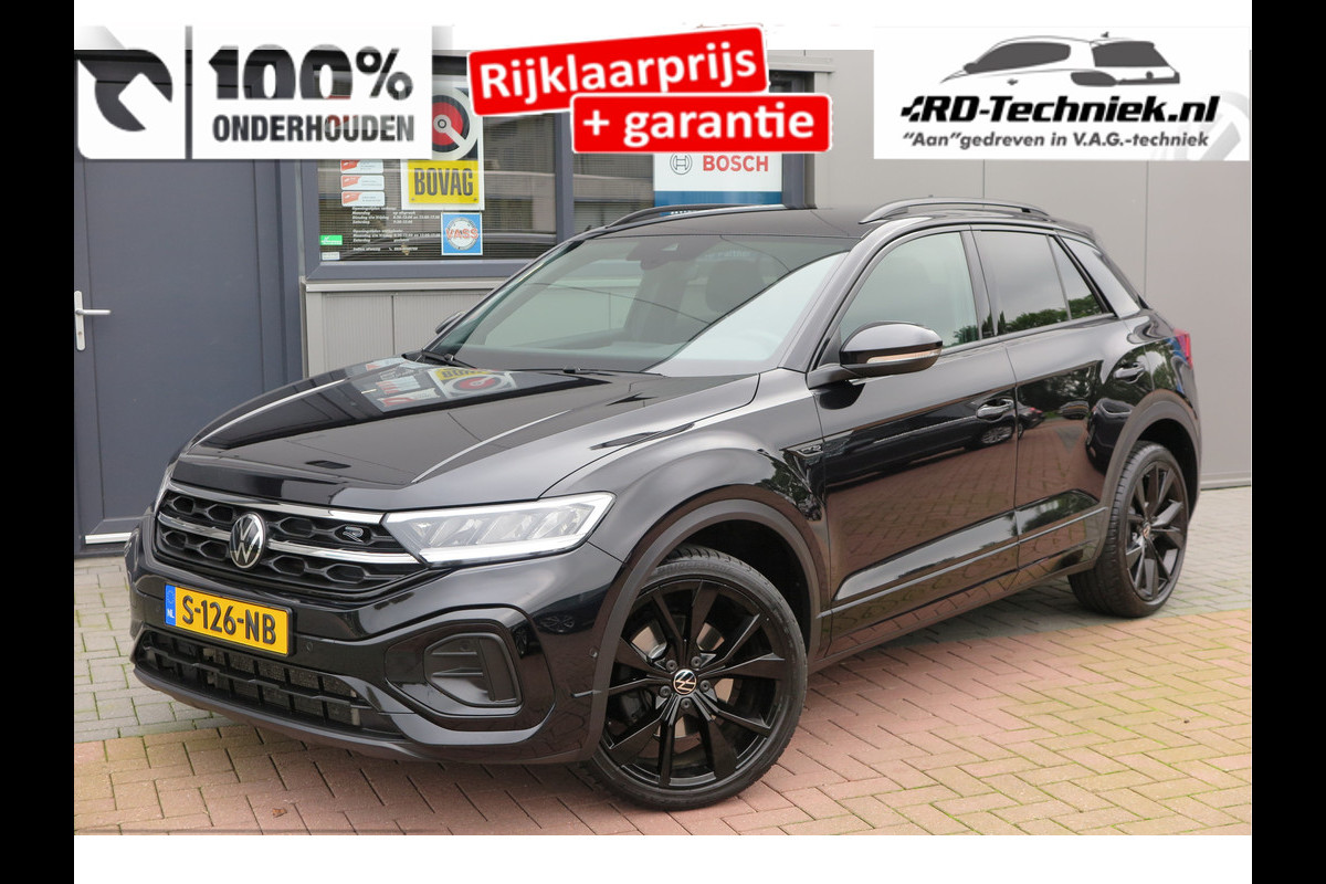 Volkswagen T-Roc 1.5 TSI 150pk DSG R-Line Black Style Virtual cockpit , Keyless, PDC , 19"LMV, Camera , Carplay, LED, Navi voorbereid. Stoelverwarming , Elektr. achterklep