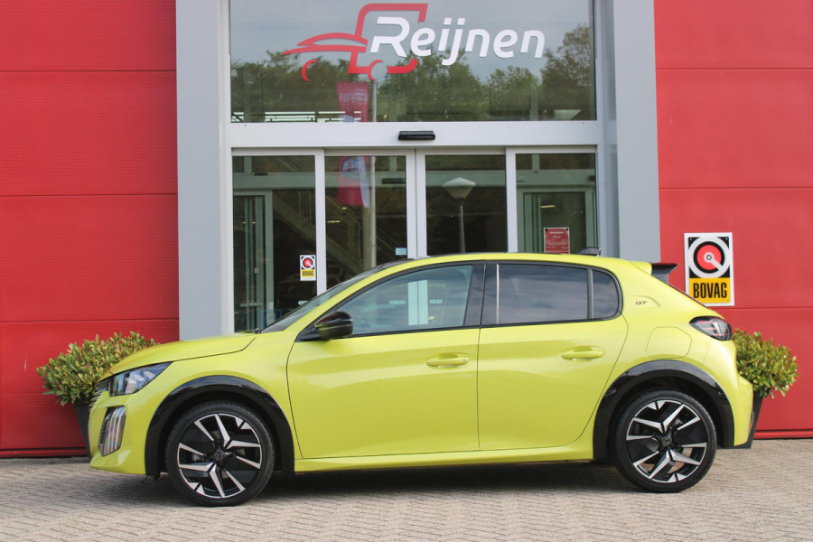 Peugeot 208 1.2 Hybrid 145PK AUTOMAAT GT | PANORAMA DAK | ADAPTIVE CRUISE CONTROL | KEYLESS ENTRY/START | LICHTMETALEN VELGEN 17" | ACHTERUITRIJ CAMERA | FULL LED KOPLAMPEN | PARKEERSENSOREN VOOR + ACHTER | DAB+ RADIO | NAVIGATIE | SFEER VERLICHTING | DRAADLOZE TELEFOONLADER |