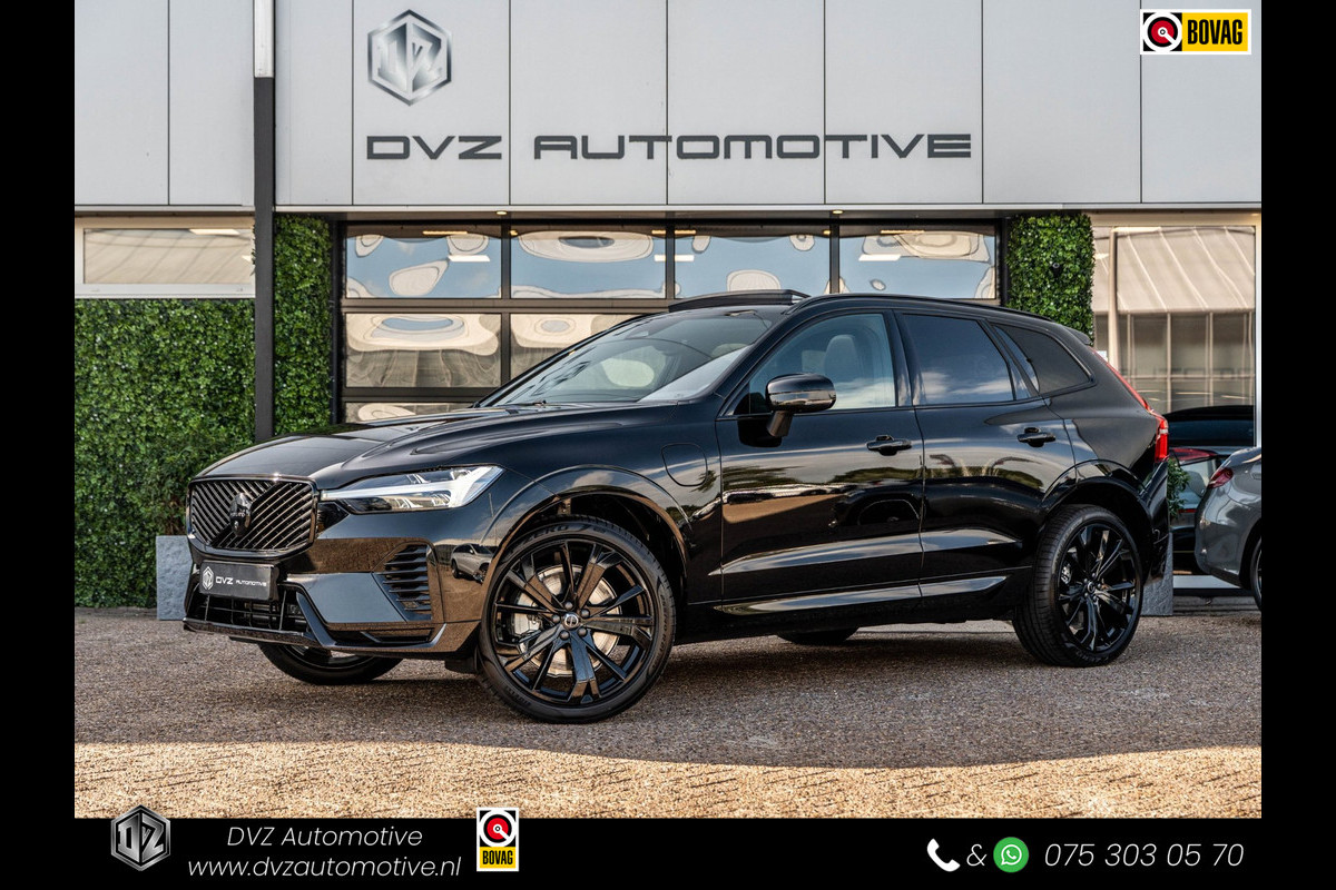 Volvo XC60 2.0 T8 Plug-in hybrid AWD Plus Black Ed. | Pano | SOH 100% | H/K Sound | Premium Pack | Nieuw | BTW