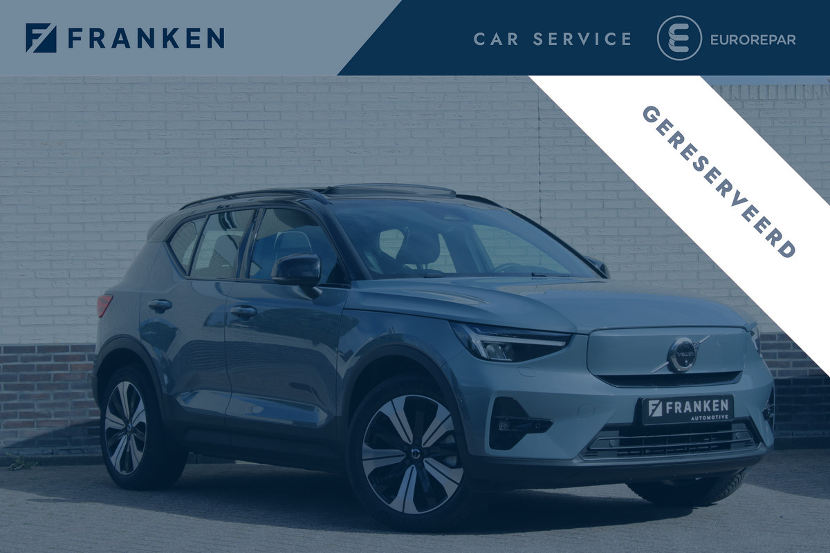Volvo XC40 Recharge Ultimate 70 kWh | SoH 94% | Panoramadak | Elektr. achterklep | H/K | Led