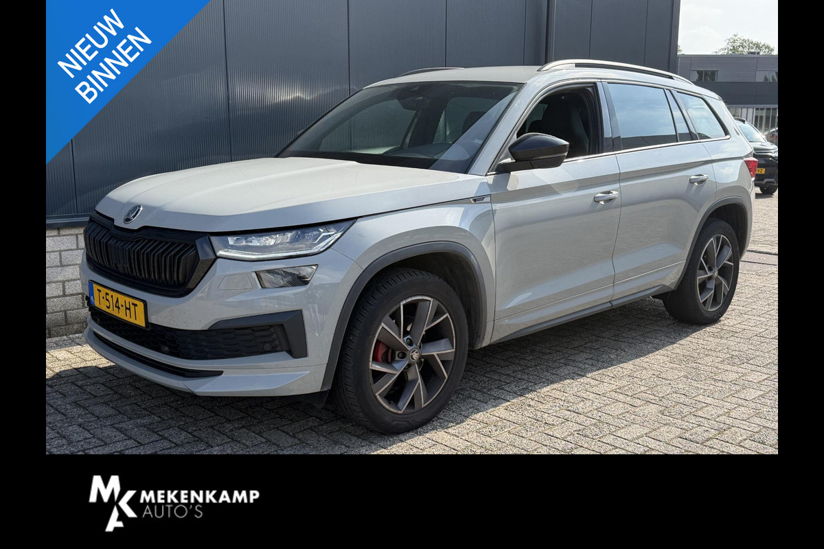 Škoda Kodiaq 1.5 TSI Sportline Business 7p. 19"/Trekhaak/Camera/PDC v+a/Stoelverwarming + memory/Elektrische klep/Keyless/Adaptieve cruise/Apple Carplay & Android Auto