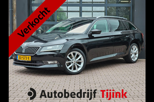 Škoda Superb Combi 1.5 TSI ACT Style Business | Automaat | Xenon | Trekhaak | Camera | App-connect | Stoelverwarming | Keyless | Sunset |