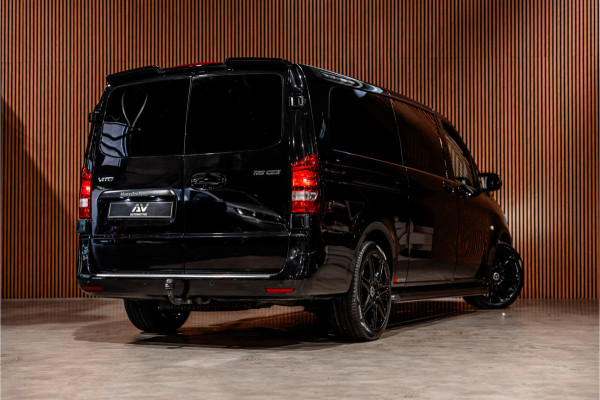 Mercedes-Benz Vito 119 CDI Extra Lang DC | AMG | Marge | BTW Vrij | Camera | Navigatie | L+R Schuifdeur | CarPlay | Trekhaak | Lederen bekleding | Stoelverwarming | Nieuwe APK