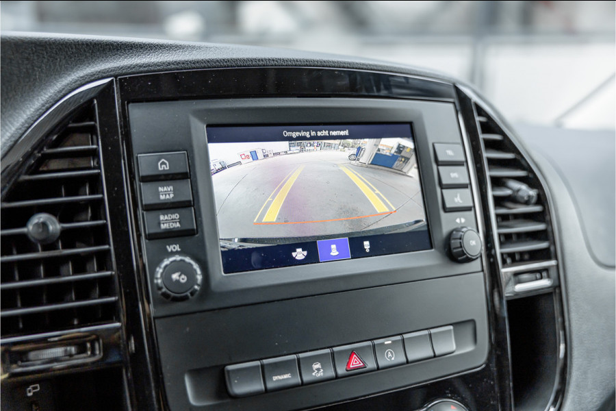 Mercedes-Benz Vito 119 CDI Extra Lang DC | AMG | Marge | BTW Vrij | Camera | Navigatie | L+R Schuifdeur | CarPlay | Trekhaak | Lederen bekleding | Stoelverwarming | Nieuwe APK