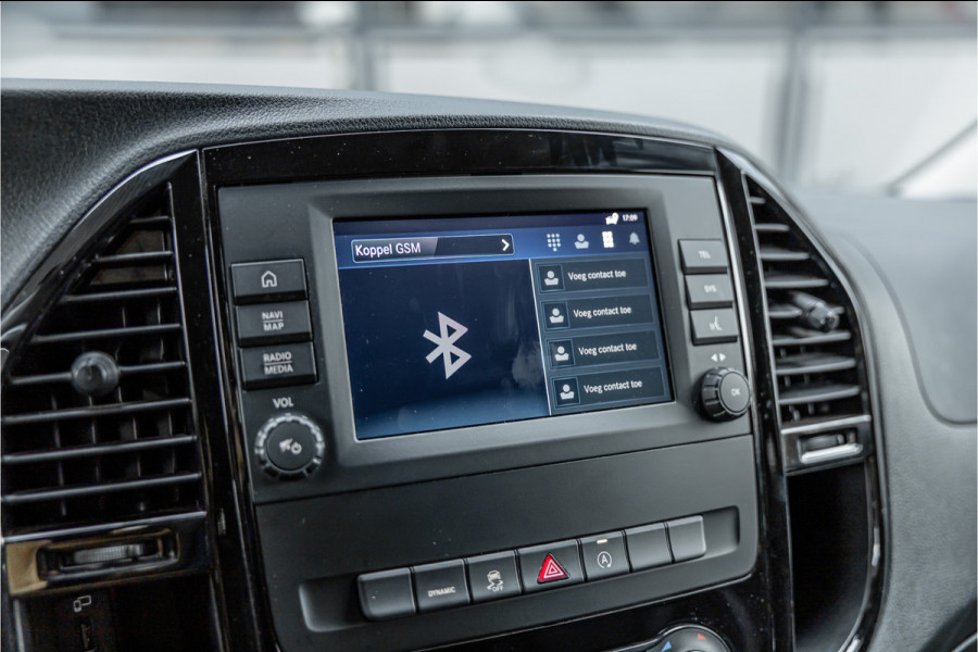 Mercedes-Benz Vito 119 CDI Extra Lang DC | AMG | Marge | BTW Vrij | Camera | Navigatie | L+R Schuifdeur | CarPlay | Trekhaak | Lederen bekleding | Stoelverwarming | Nieuwe APK