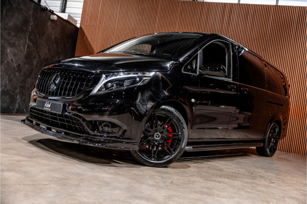 Mercedes-Benz Vito 119 CDI Extra Lang DC | AMG | Marge | BTW Vrij | Camera | Navigatie | L+R Schuifdeur | CarPlay | Trekhaak | Lederen bekleding | Stoelverwarming | Nieuwe APK