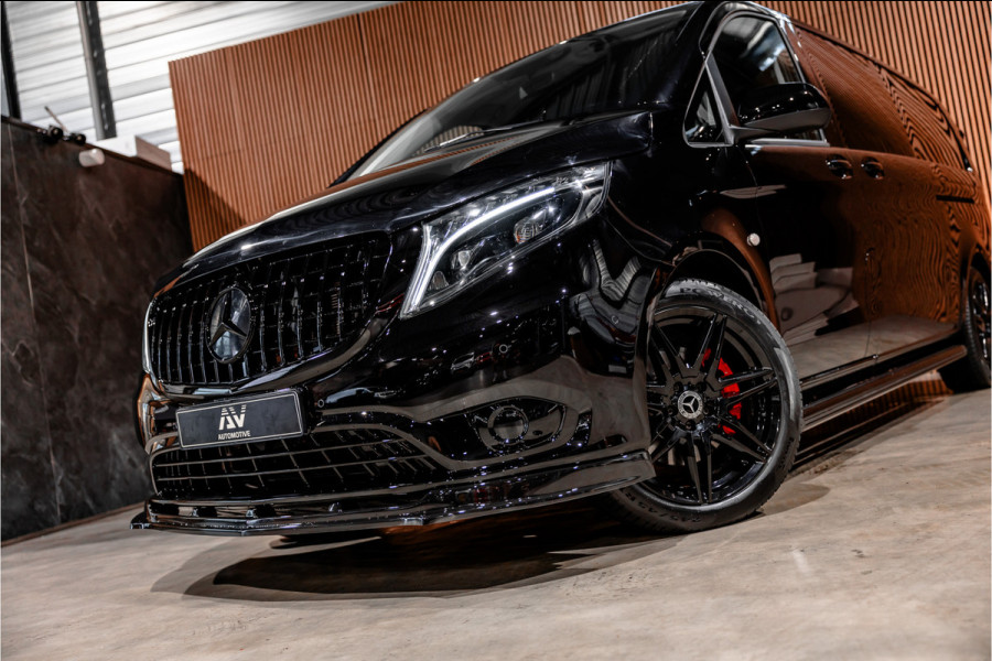 Mercedes-Benz Vito 119 CDI Extra Lang DC | AMG | Marge | BTW Vrij | Camera | Navigatie | L+R Schuifdeur | CarPlay | Trekhaak | Lederen bekleding | Stoelverwarming | Nieuwe APK