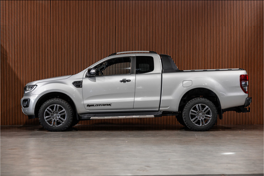 Ford Ranger 2.0 EcoBlue Wildtrak | 3500 KG | Bi-Xenon | Camera | Navigatie | Trekhaak | Cruise control | DAB | Stoelverwarming | Lederen bekleding | Orig. NL auto | Nieuwe APK