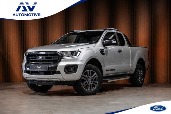 Ford Ranger 2.0 EcoBlue Wildtrak | 3500 KG | Bi-Xenon | Camera | Navigatie | Trekhaak | Cruise control | DAB | Stoelverwarming | Lederen bekleding | Orig. NL auto | Nieuwe APK