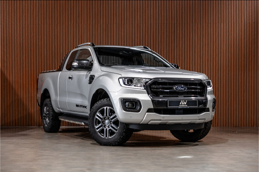 Ford Ranger 2.0 EcoBlue Wildtrak | 3500 KG | Bi-Xenon | Camera | Navigatie | Trekhaak | Cruise control | DAB | Stoelverwarming | Lederen bekleding | Orig. NL auto | Nieuwe APK