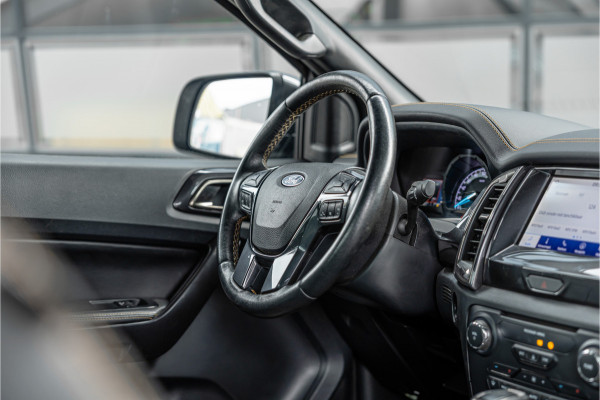Ford Ranger 2.0 EcoBlue Wildtrak | 3500 KG | Bi-Xenon | Camera | Navigatie | Trekhaak | Cruise control | DAB | Stoelverwarming | Lederen bekleding | Orig. NL auto | Nieuwe APK