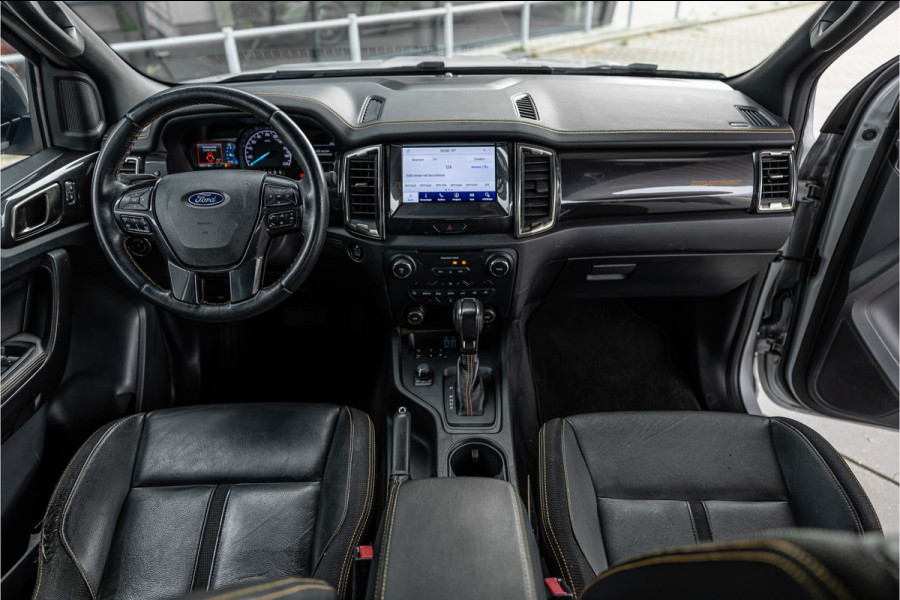 Ford Ranger 2.0 EcoBlue Wildtrak | 3500 KG | Bi-Xenon | Camera | Navigatie | Trekhaak | Cruise control | DAB | Stoelverwarming | Lederen bekleding | Orig. NL auto | Nieuwe APK
