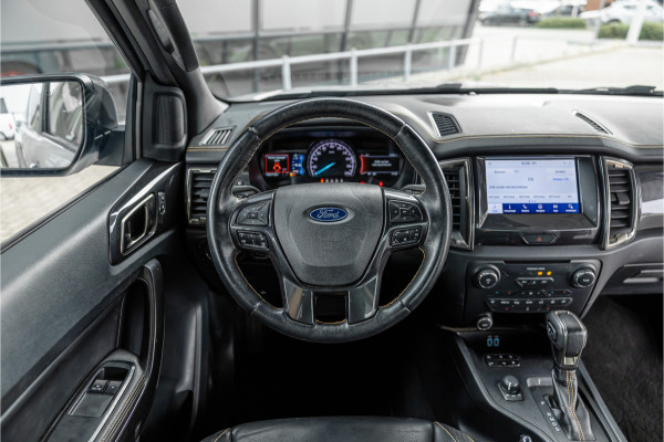 Ford Ranger 2.0 EcoBlue Wildtrak | 3500 KG | Bi-Xenon | Camera | Navigatie | Trekhaak | Cruise control | DAB | Stoelverwarming | Lederen bekleding | Orig. NL auto | Nieuwe APK