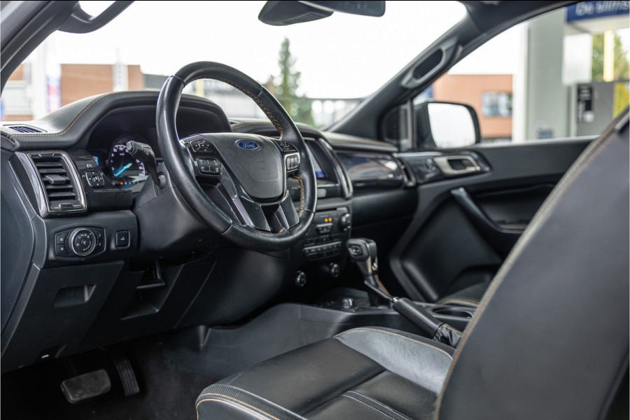 Ford Ranger 2.0 EcoBlue Wildtrak | 3500 KG | Bi-Xenon | Camera | Navigatie | Trekhaak | Cruise control | DAB | Stoelverwarming | Lederen bekleding | Orig. NL auto | Nieuwe APK