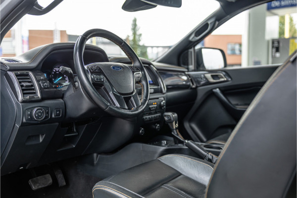 Ford Ranger 2.0 EcoBlue Wildtrak | 3500 KG | Bi-Xenon | Camera | Navigatie | Trekhaak | Cruise control | DAB | Stoelverwarming | Lederen bekleding | Orig. NL auto | Nieuwe APK