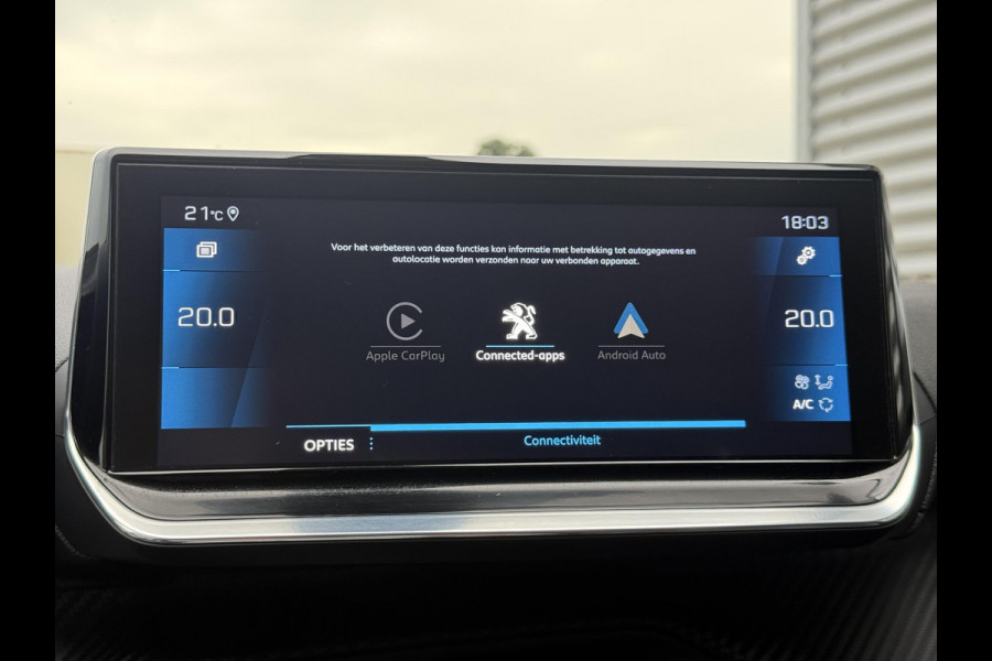 Peugeot 2008 1.2 PureTech Blue Lease Allure 2e Eigenaar|Navi|Camera|D-riem vv in 2025|i-Cockpit|Trekhaak|Cruise|Carplay|Clima|PDC V+A|Elek ramen|Nieuwe APK bij Aflevering