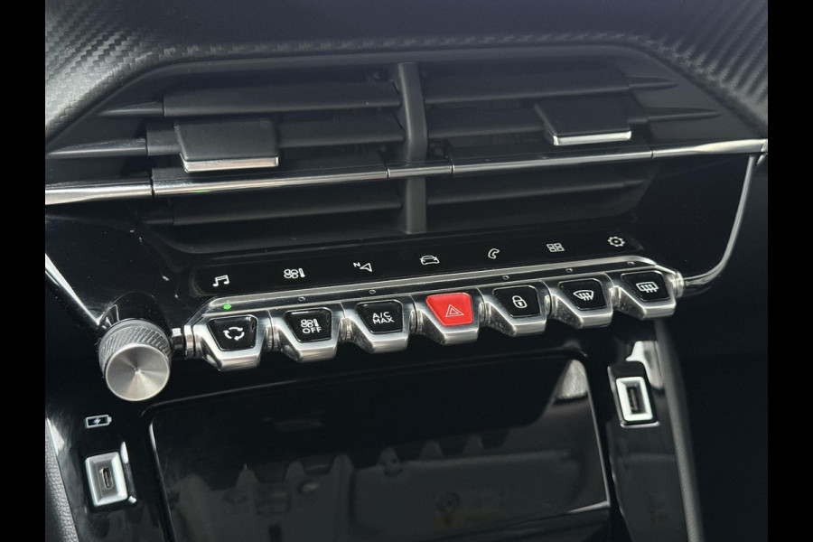 Peugeot 2008 1.2 PureTech Blue Lease Allure 2e Eigenaar|Navi|Camera|D-riem vv in 2025|i-Cockpit|Trekhaak|Cruise|Carplay|Clima|PDC V+A|Elek ramen|Nieuwe APK bij Aflevering