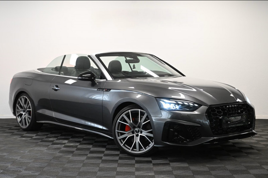 Audi A5 Cabriolet 40 TFSI S-LINE ** MATRIX, VIRTUAL, NEKVERW, WINTER, 20-inch LMV, 360 CAMERA ** Ex AUDI-AG - UNFALLFREI ** ** INFORMEER OOK NAAR ONZE AANTREKKELIJKE FINANCIAL-LEASE TARIEVEN **