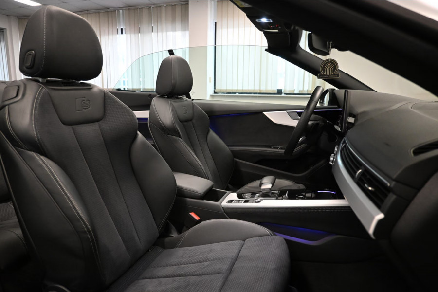 Audi A5 Cabriolet 40 TFSI S-LINE ** MATRIX, VIRTUAL, NEKVERW, WINTER, 20-inch LMV, 360 CAMERA ** Ex AUDI-AG - UNFALLFREI ** ** INFORMEER OOK NAAR ONZE AANTREKKELIJKE FINANCIAL-LEASE TARIEVEN **