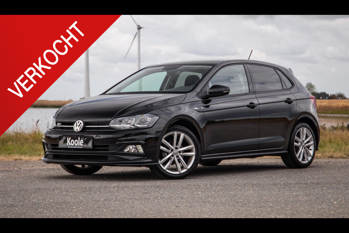 Volkswagen Polo 1.0 TSI Highline R-LINE / CARPLAY / NAVI / ZWART / 5 DEURS