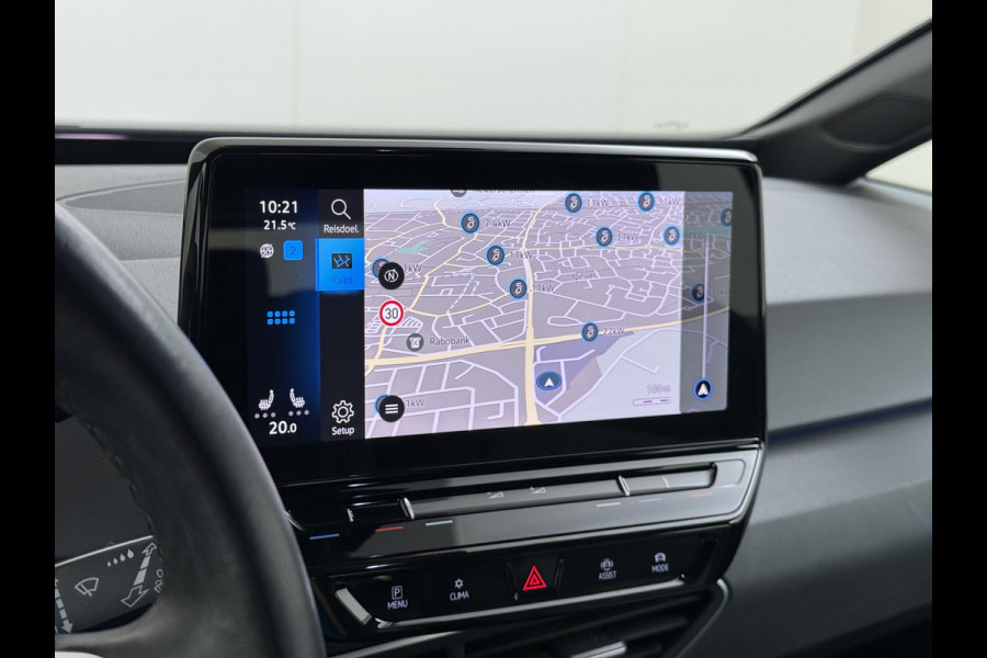 Volkswagen ID.3 62kWh SOH 91% Adap.Cruise Stoel+Stuurverwarming Navi Ecc Apple Carplay Android Auto DAB All-Season Banden Isofix Bluetooth Keyless start Rijstrooksensor 1e Eigenaar Dealeronderhouden Origineel Nederlandse Auto