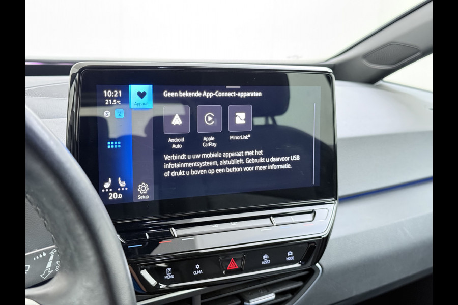 Volkswagen ID.3 62kWh SOH 91% Adap.Cruise Stoel+Stuurverwarming Navi Ecc Apple Carplay Android Auto DAB All-Season Banden Isofix Bluetooth Keyless start Rijstrooksensor 1e Eigenaar Dealeronderhouden Origineel Nederlandse Auto