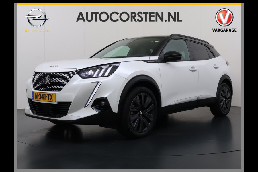 Peugeot e-2008 EV GT Pack SOH 90% Panoramadak Adap.Cruise 360°Camera Stoelverwarming Apple Carplay Android Auto 50kWh Navi Ecc Lmv Led Lane Assist Voorruitverwarming 1e Eigenaar Dealeronderhouden Origineel Nederlandse Auto