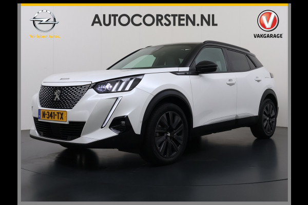 Peugeot e-2008 EV GT Pack SOH 90% Panoramadak Adap.Cruise 360°Camera Stoelverwarming Apple Carplay Android Auto 50kWh Navi Ecc Lmv Led Lane Assist Voorruitverwarming 1e Eigenaar Dealeronderhouden Origineel Nederlandse Auto