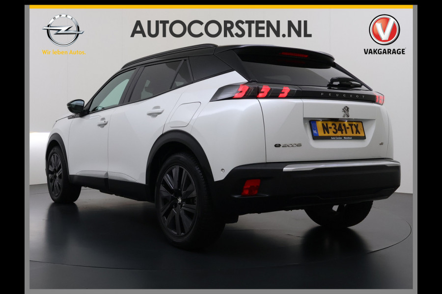 Peugeot e-2008 EV GT Pack SOH 90% Panoramadak Adap.Cruise 360°Camera Stoelverwarming Apple Carplay Android Auto 50kWh Navi Ecc Lmv Led Lane Assist Voorruitverwarming 1e Eigenaar Dealeronderhouden Origineel Nederlandse Auto