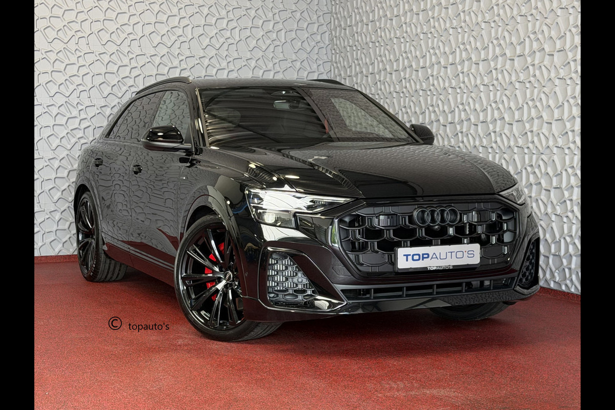 Audi Q8 60 TFSI E COMPETITION LUCHTVERING SOFT.CLOSE 23''LMV B&O ACHTERAS.BST VALCONA LEER TREKHAAK HEADUP CARBON.INT MATRIX/LASER NIEUWE ONGEBRUIKTE AUTO