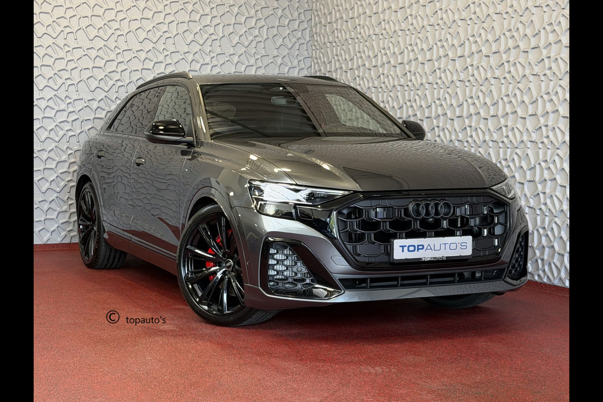Audi Q8 60 TFSI E COMPETITION LUCHTVERING SOFT.CLOSE 23''LMV B&O ACHTERAS.BST VALCONA LEER TREKHAAK HEADUP CARBON.INT MATRIX/LASER NIEUWE ONGEBRUIKTE AUTO